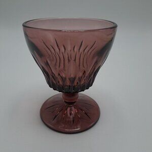 Moroccan Amethyst Purple Hazel-Atlas 1960s Sherbet Glass